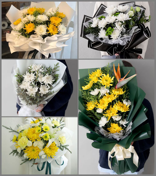 四川成都邛崃市冉义镇石子村白事花束代送
